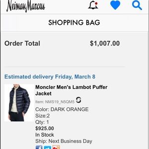 Moncler size 2
